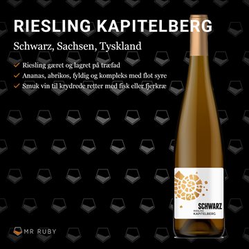 2019 Riesling Kapitelberg, Weingut Martin Schwarz, Sachsen, Tyskland
